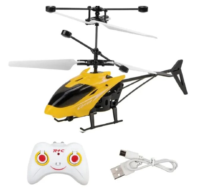 Sensor Flying Helicopter -Multicolor - Helicopter Remote Control