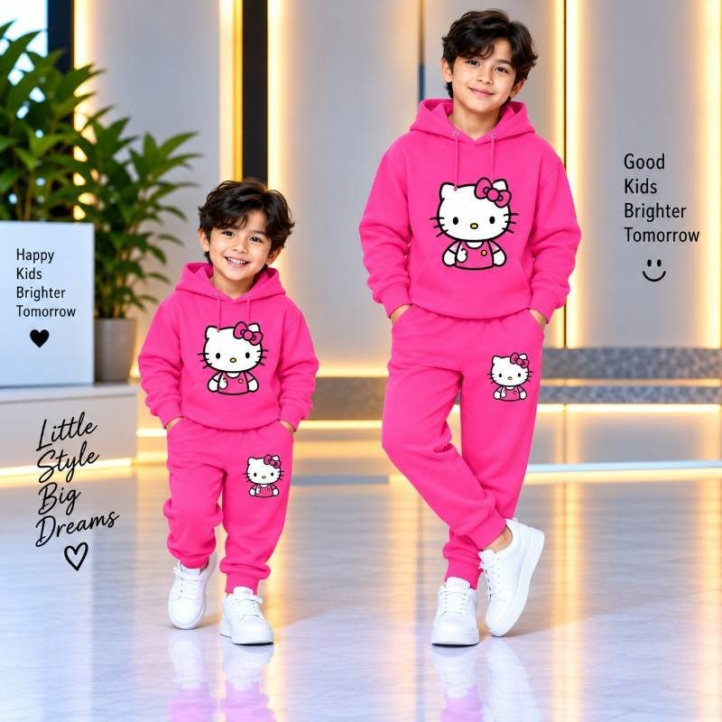 New Stylish Kids Hoodie Combo Set