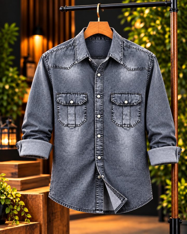 Premium denim shirt