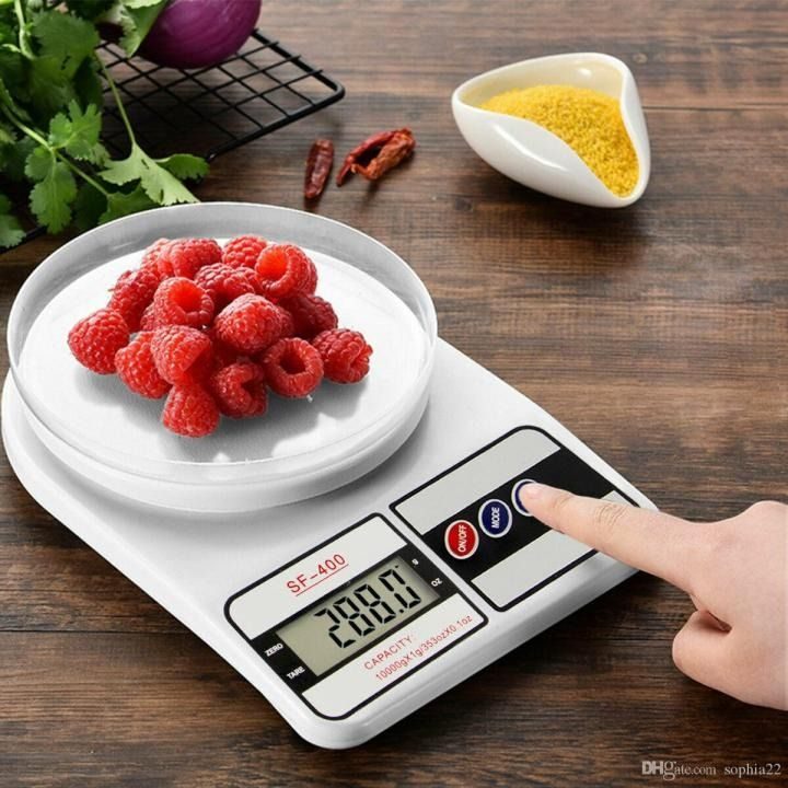 Electronic Kitchen Scale, Digital Lcd Display Sf- 400