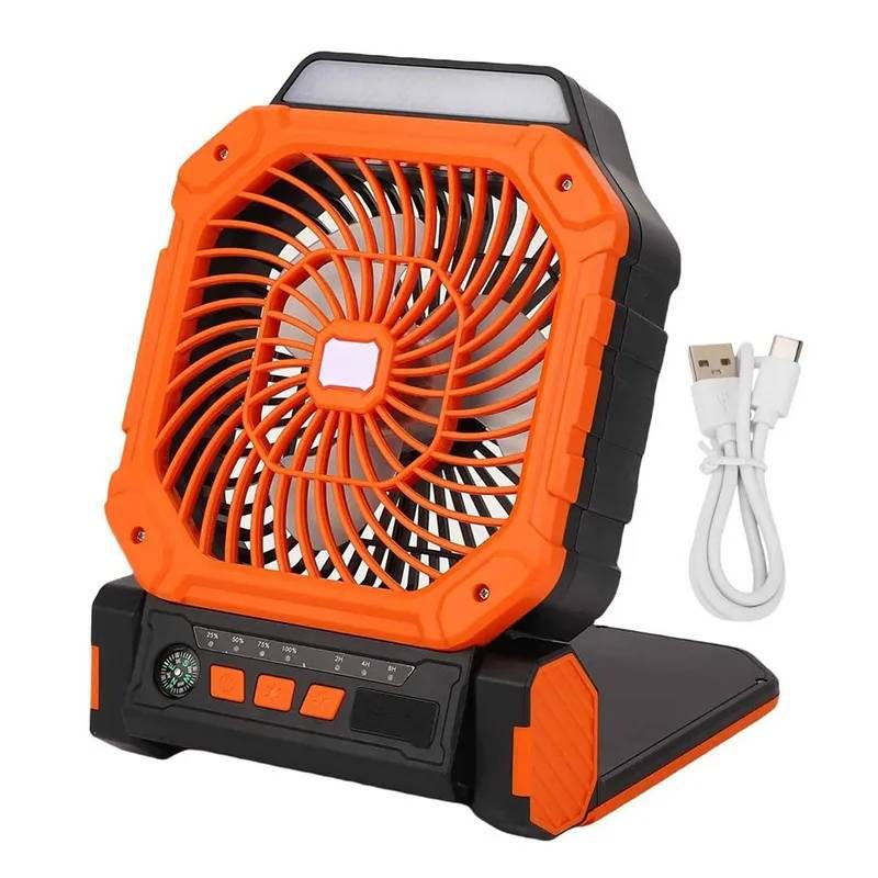 X16 Solar Rechargeable Fan – 3-in-1 Multifunction Device  ﻿